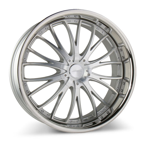 Ace Alloy Eminence D709 Eminence Matte Silver with Machined Face and SS Lip Center Cap