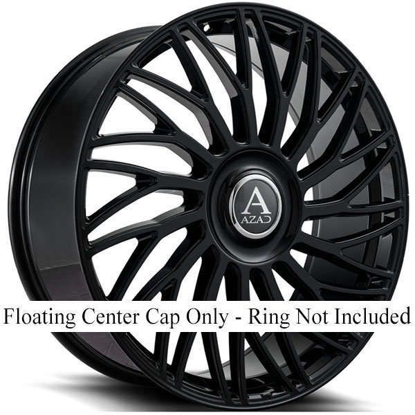 Azad AZ717 Gloss Black Floating Center Cap