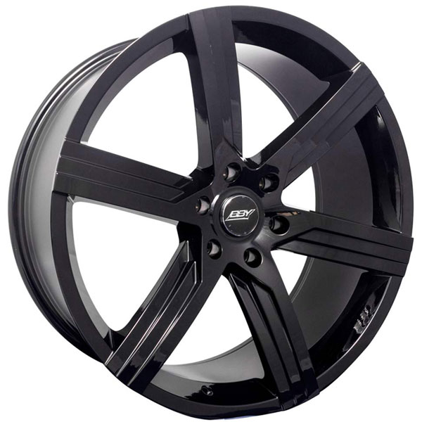 BBY 01 Nova Black 6 Lug Center Cap