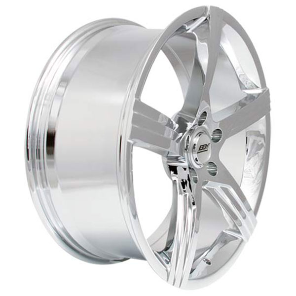 BBY 01 Nova Chrome 5 Lug Center Cap