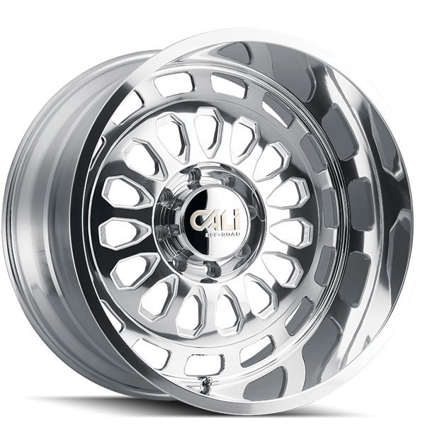 Cali Offroad Paradox 9113 Polished with Milled Spokes Center Cap