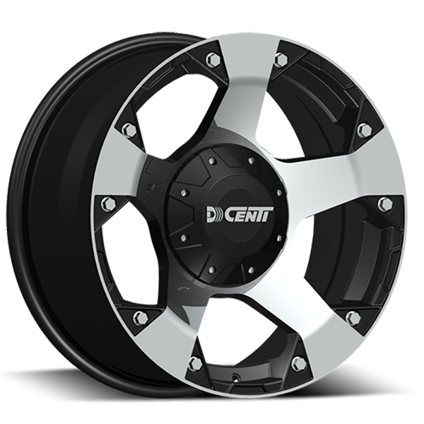 DCenti DW995 Black with Machined Face Center Cap