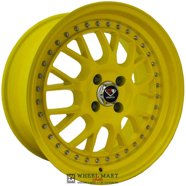 Dcenti Racing DCTL003 Yellow Center Cap