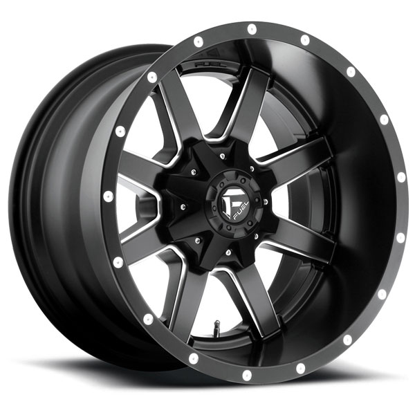 Fuel Maverick D538 Black with Milled Accents Center Cap