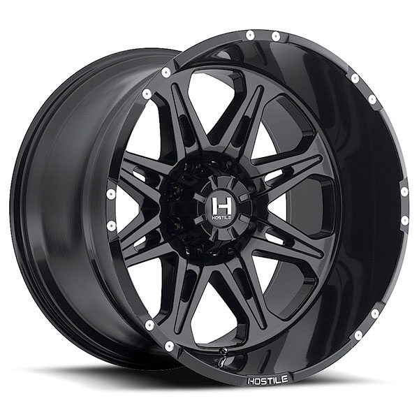 Hostile H102 Havoc Asphalt Satin Black 8 Lug Center Cap