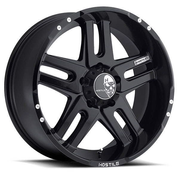 Hostile H104 Zombie Asphalt Satin Black 5 Lug Center Cap