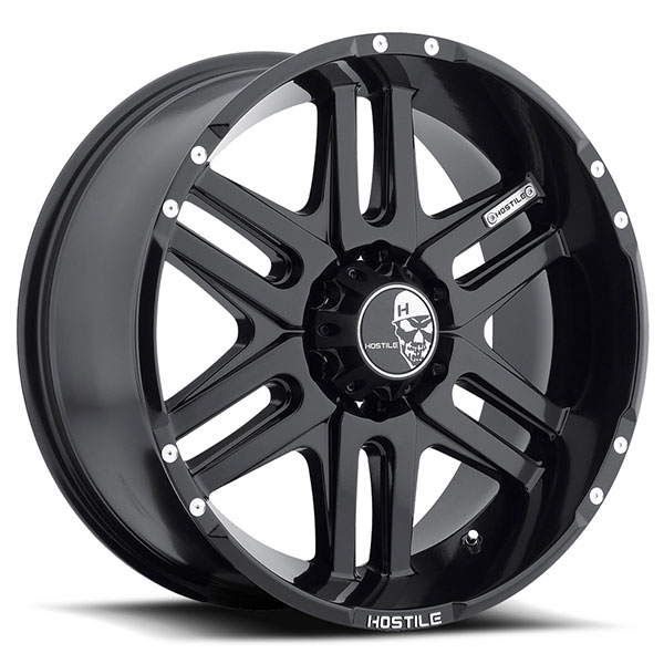 Hostile H104 Zombie Asphalt Satin Black 6 Lug Center Cap