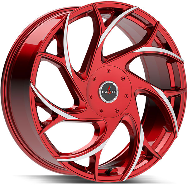 Ignite Inferno Candy Red with Milled Tips Center Cap