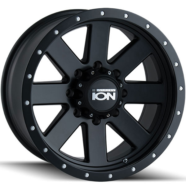 Ion Alloy 134 Matte Black with Black Beadlock Center Cap