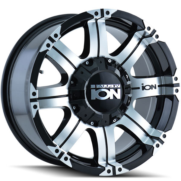 Ion Alloy 187 Black with Machined Face and Lip Center Cap