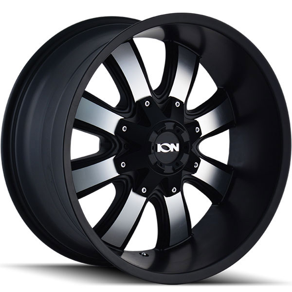 Ion Alloy 189 Satin Black with Machined Face Center Cap