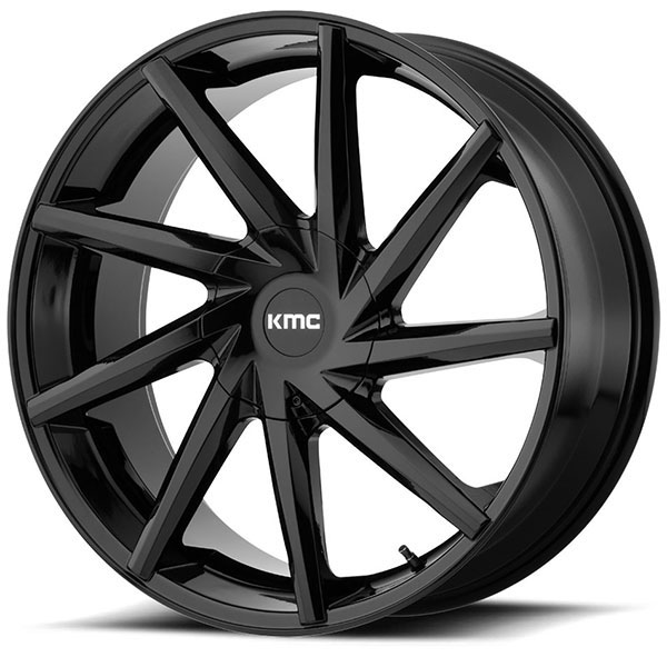 KMC KM705 Burst Gloss Black Center Cap