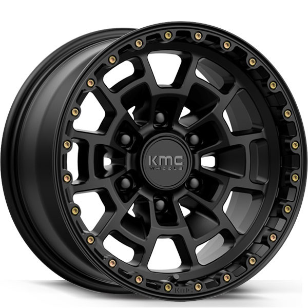 KMC KM718 Summit Satin Black Center Cap