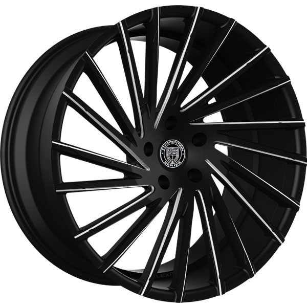 Lexani Wraith Gloss Black with Machined Accents Center Cap