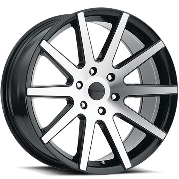 Liquid Metal Blade Gloss Black with Machined Face Center Cap