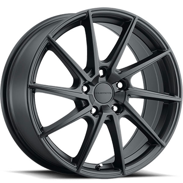 Liquid Metal Shadow Satin Black Center Cap