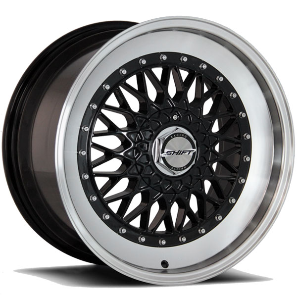 Shift Clutch Gloss Black with Polished Lip Center Cap