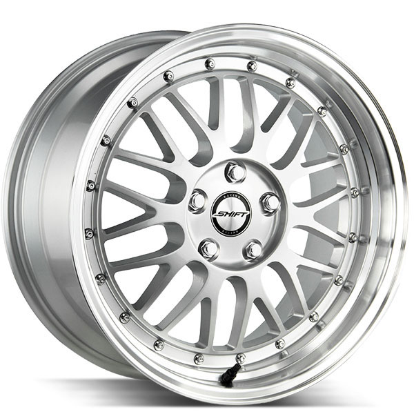 Shift Flywheel Silver with Polished Lip Center Cap