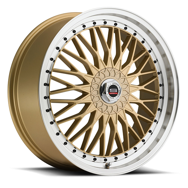 Spec-1 SP-3 Gold with Machined Lip Center Cap