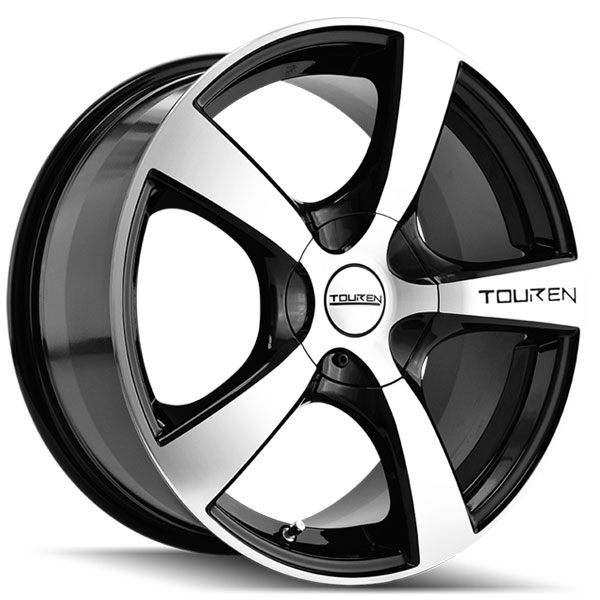 Touren TR9 Black with Machined Face Center Cap