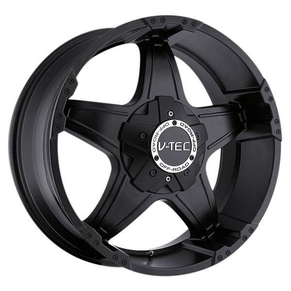 V-Tec 395 Wizard Matte Black Optional Center Cap