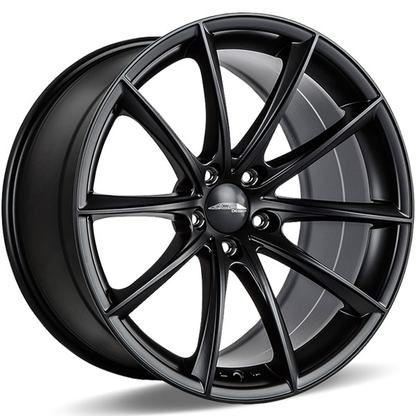 Ace Alloy Convex D704 Matte Black