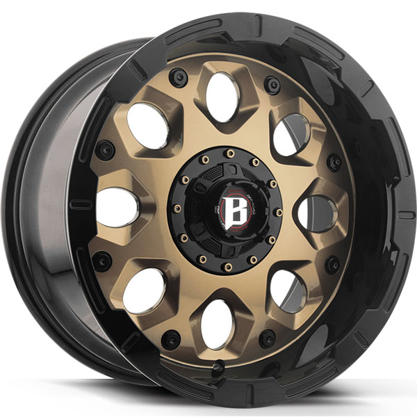 Ballistic 968 Shield Flat Black with Flat Bronze Face