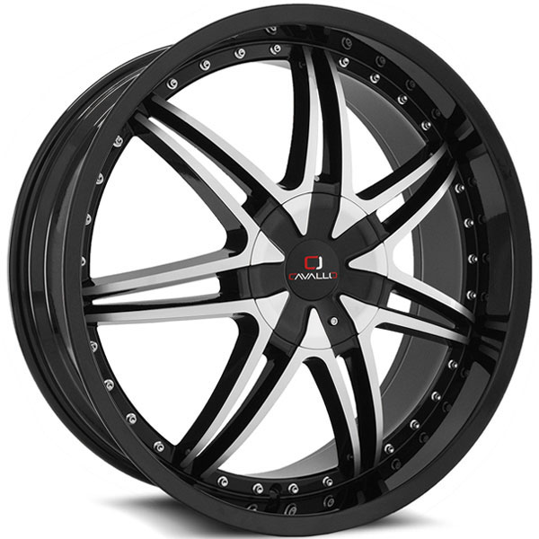 Cavallo CLV-11 Gloss Black with Machined Face