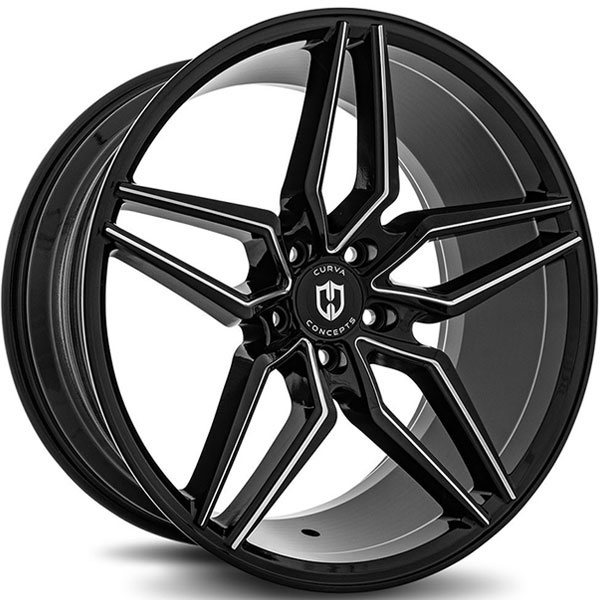 Curva Concepts C25 Gloss Black Milled