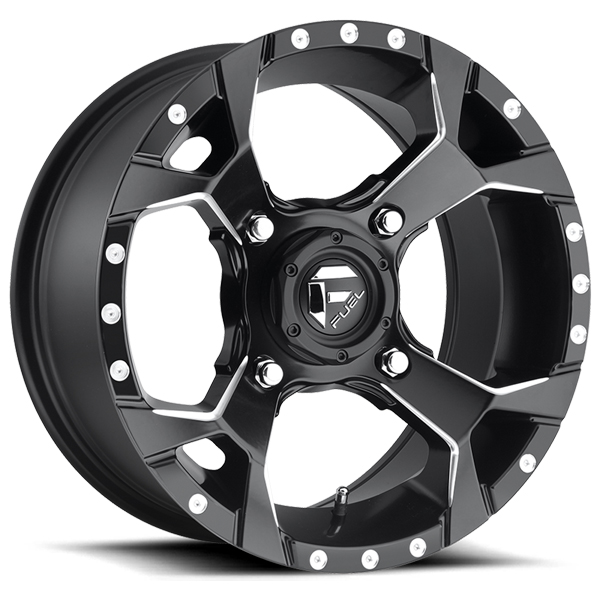 Fuel Assault D546 Matte Black with Milled Accents