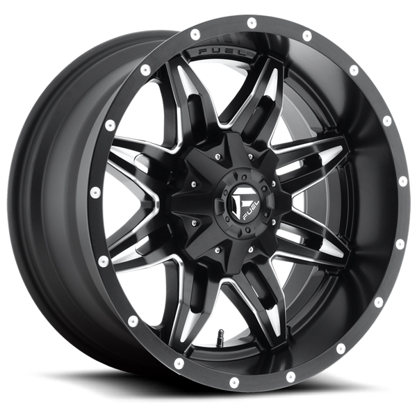 Fuel Maverick D537 Black with Machined Face