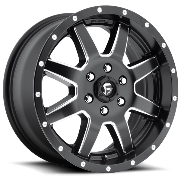 Fuel Maverick D538 Sprinter Black with Milled Accents