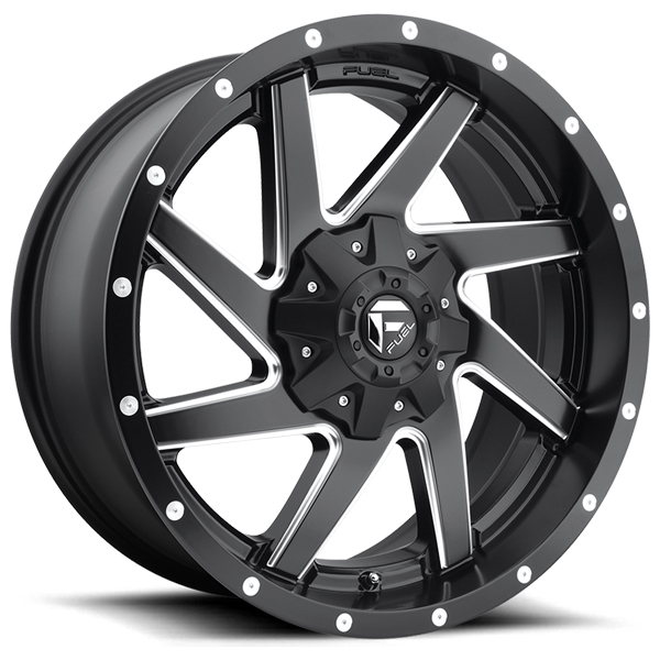 Fuel Renegade D594 Black with Milled Accents