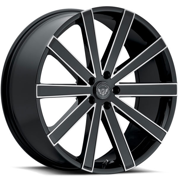 Gima Paradox Black wtih Machined Edges 5 Lug