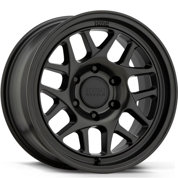 KMC KM717 Bully OL Satin Black