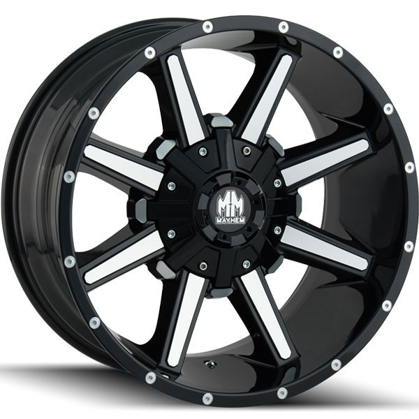 Mayhem 8104 Arsenal Black with Machined Face