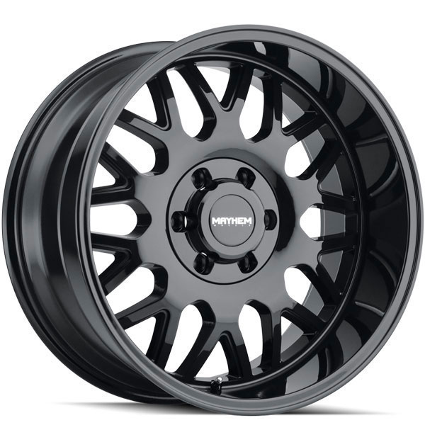 Mayhem 8110 Tripwire Gloss Black with Milled Spokes