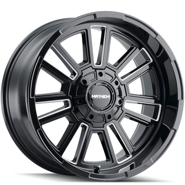 Mayhem 8115 Apollo Gloss Black with Milled Spokes