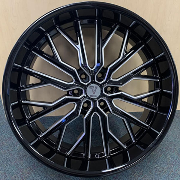 Velocity VW 33 Black with Milled Spokes