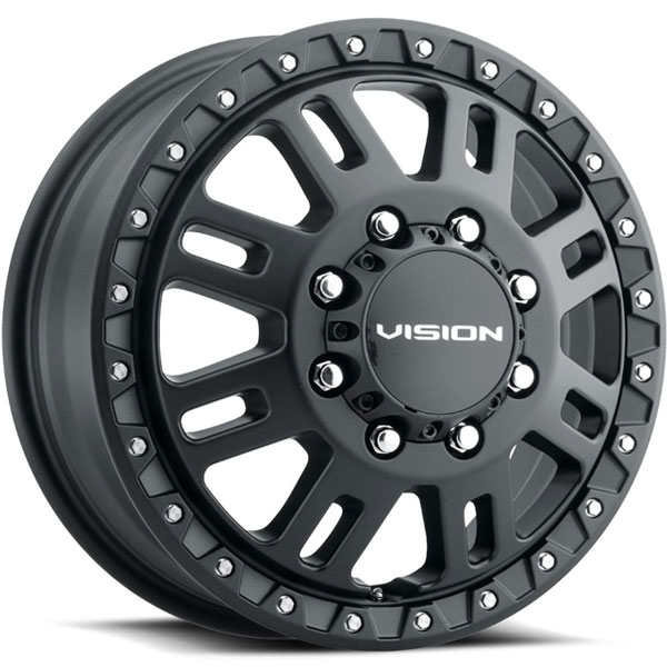 Vision 408 Manx 2 Dually Satin Black Front